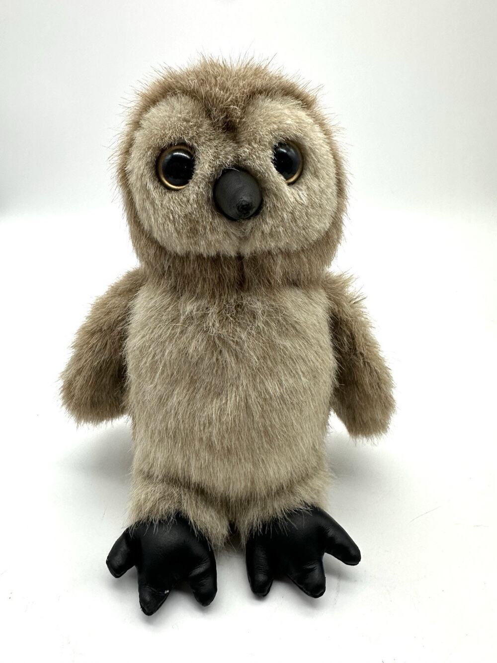 Vintage Bearington Collection Ollie Baby Owl Plush Handcrafted Stuffed Animal